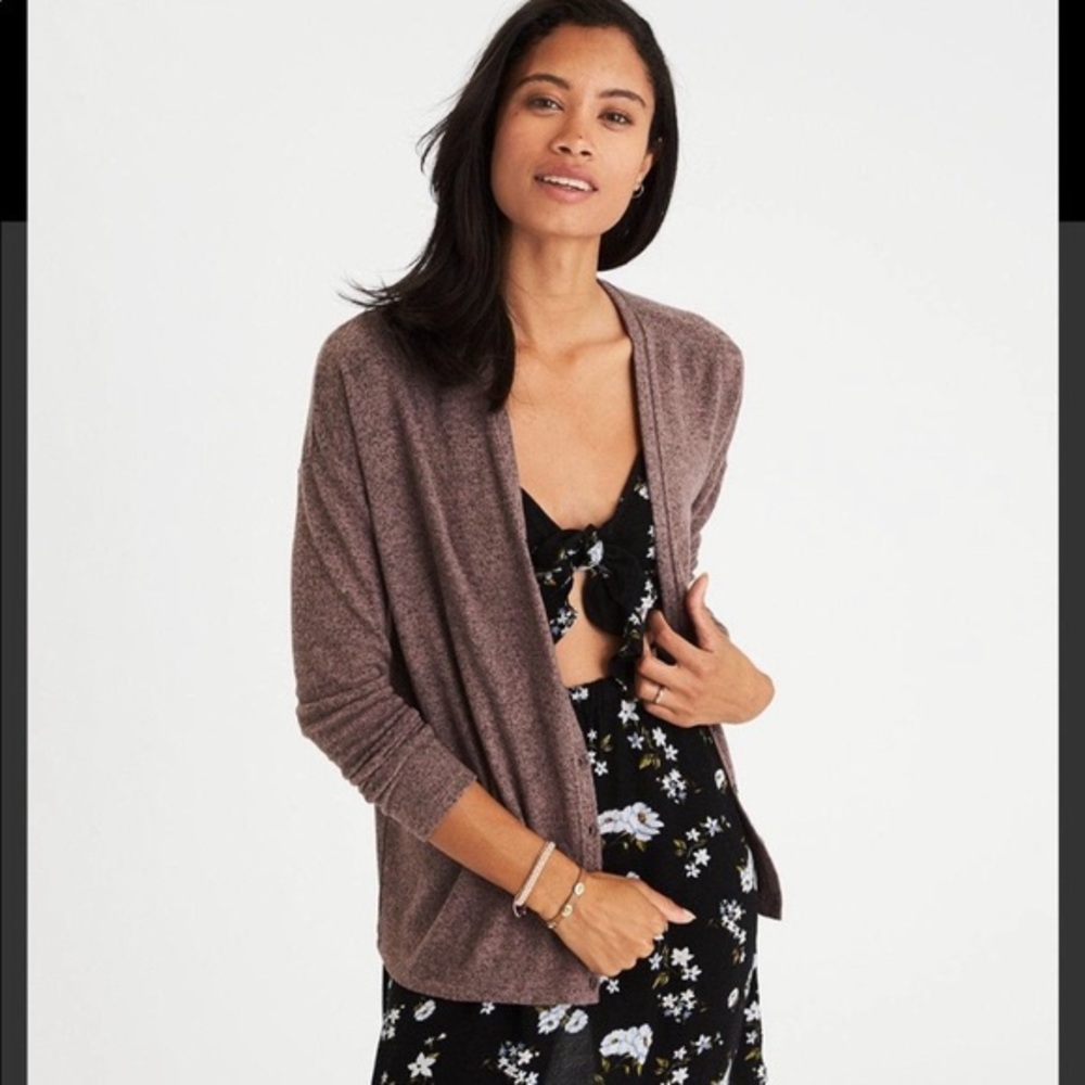 American Eagle Soft and Sexy Plush Cardigan